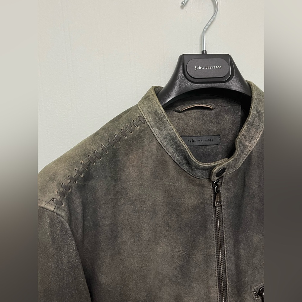 $898 NWT John Varvatos Reede Racer Jacket EU 52 USA 42 - Picture 9 of 12